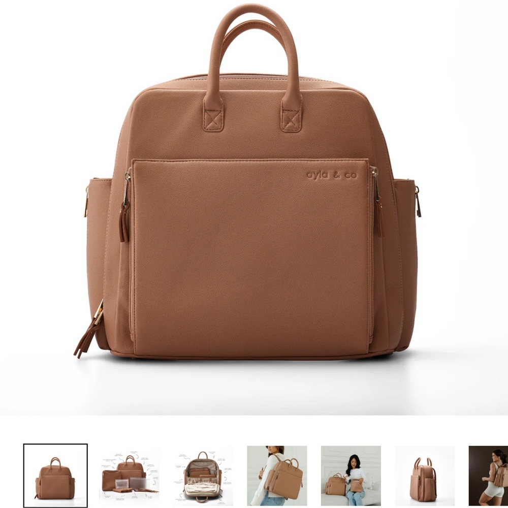 Ayla and co Diaper bag- Pink - Picture 4 of 5
